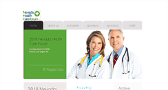 Desktop Screenshot of nevadahealthcareforum.com