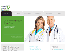 Tablet Screenshot of nevadahealthcareforum.com